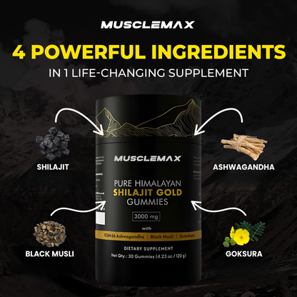 Caramelle gommose Pure Shilajit MuscleMax™