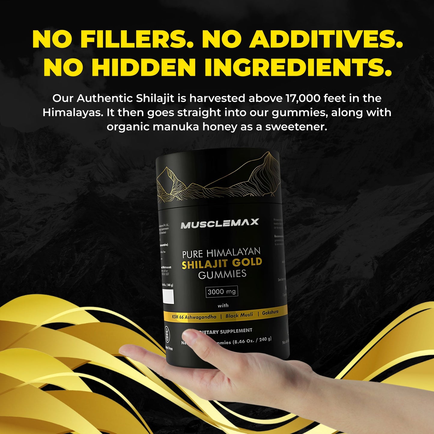 Caramelle gommose Pure Shilajit MuscleMax™