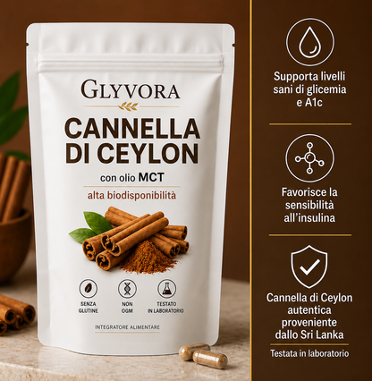 Cannella di Ceylon — Supporto Glicemico Clinico. Prima Che il Medico Ti Prescriva Qualcosa