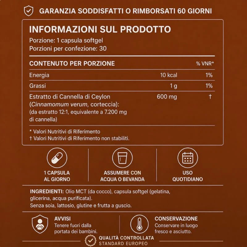 Cannella di Ceylon — Supporto Glicemico Clinico. Prima Che il Medico Ti Prescriva Qualcosa